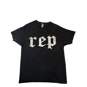 Taylor Swift Reputation Music Album Rep T-Shirt Unisex LG Black Double Graphic